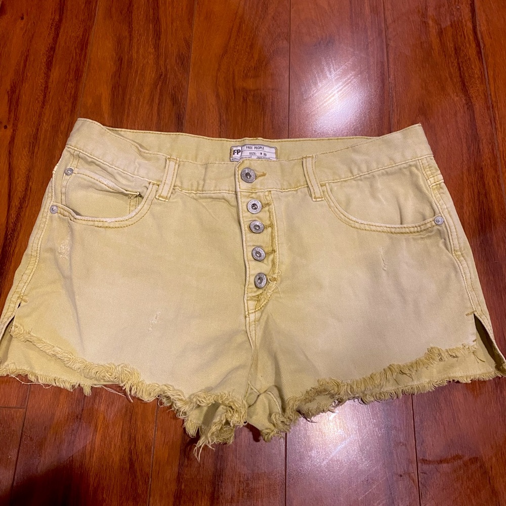 Free People Jean shorts!